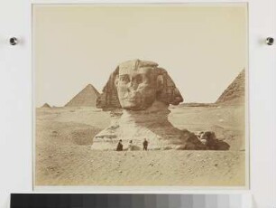 Ägypten, Sphinx im Pyramidenfelde von Gizeh