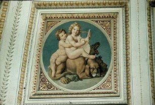 Putti mit Attributen des Orpheus