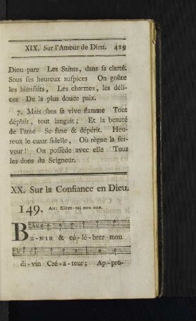 XX. Sur la Confiance en Dieu.
