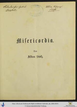 Misericordia.