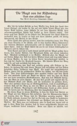 4: Die Magd von der Kästenburg : nach einer pfälzischen Sage