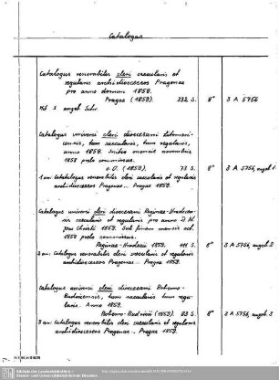 Catalogus cleri