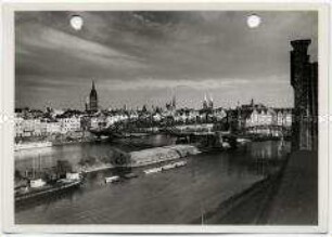 Bremen, Kaiserbrücke und Altstadt