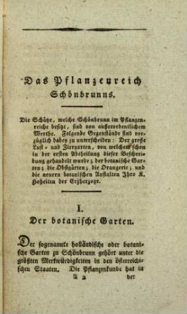 Beschreibung des Kaiserlichen Lustschlosses Schönbrunn und des nahen befindlichen Gartens. 2