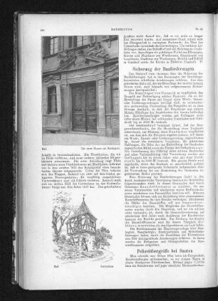 Sicherung der Bauforderungen