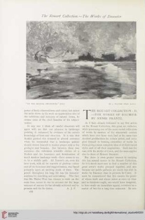 Vol. 49 (1913) = No. 195: The Rouart collection, 2, The works of Daumier