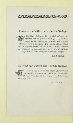 Vorwort zur vierten und fünften Auflage