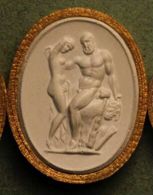 Herkules und Iole (Daktyliothek, Erstes Mythologisches Tausend)
