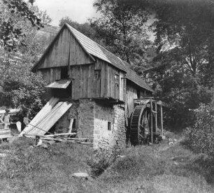 Brettschneidemühle im Loschwitzgrund : Dresden-Loschwitz. Hänsels Brettschneidemühle im Loschwitzgrund.