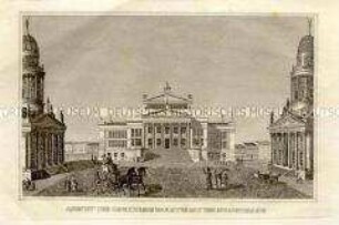 Gendarmenmarkt mit dem Schauspielhaus in Berlin