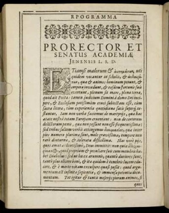 [Programma Funebre.]