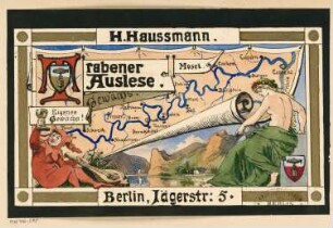 Weinflaschenetikett Monatskonkurrenz August 1878: Ansicht