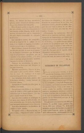 Recuerdos de Valladolid