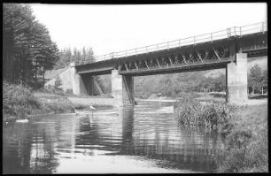 Roßwein. an der Mulde m. Eisenbahnbrücke