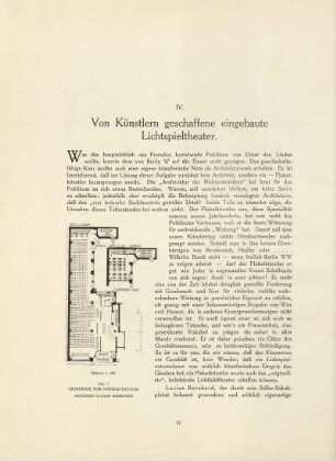 Abb. 7. Grundrisse vom Prinzess-Theater. Architekt Lucian Bernhard