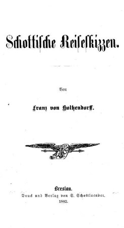 Schottische Reiseskizzen