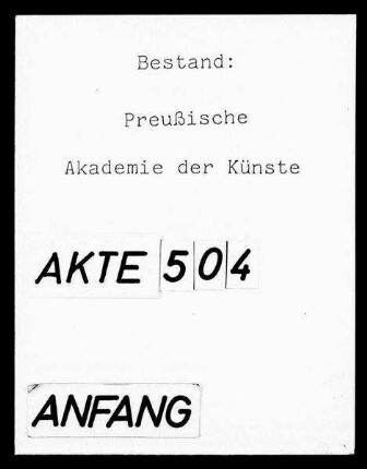Unterstützung von Künstlern und Privatanstalten