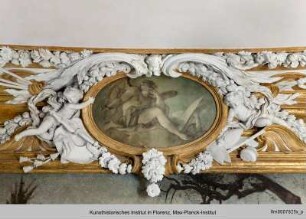 Kartuschen mit Evangelistensymbolen : Kartusche mit Matthäusengel