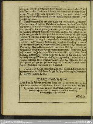Das Siebende Capittel : Siebende Capittel