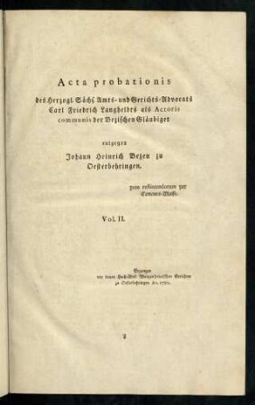 21-80, Acta probationis Vol. II