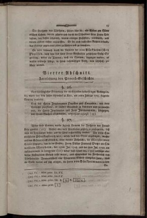 Vierter Abschnitt. Fortsetzung der Proceß-Geschichte.
