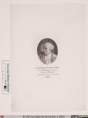 Bildnis César-François Cassini (gen. de Thury)