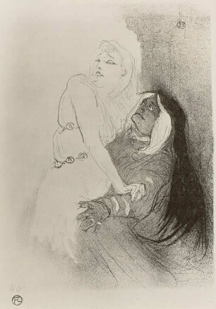 Im Renaissance-Theater: Sarah Bernhardt in "Phädra"