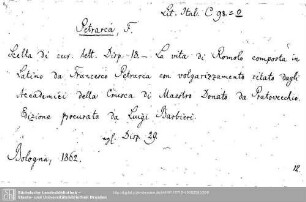 Literatura Italica C 0098