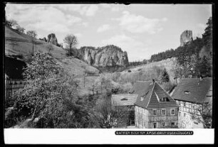 Rathen, Blick vom Amselgrundschlösschen