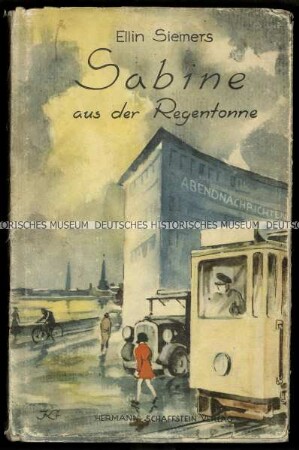 Erstausgabe des Jugendromans Sabine aus der Regentonne