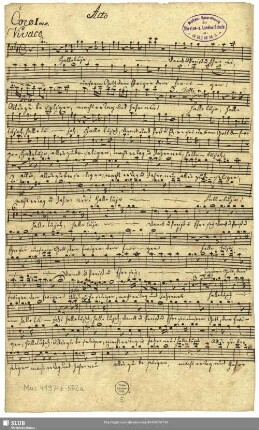 [Solo and Coro 1:] Alto