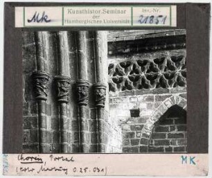 Chorin, ehem. Zisterzienserkloster: Portal, Detail