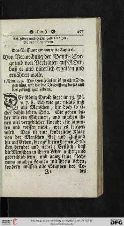 Das fünff und zwantzigste Capitel