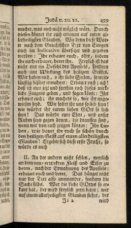 499-507, II. An der andern nicht fehlen, nemlich ...