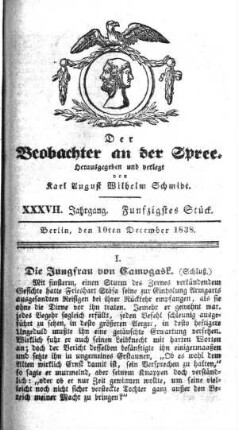 50. Stueck, 10. Dezember 1838