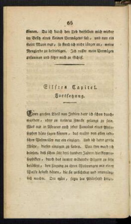 Eilftes Capitel.