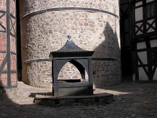 Burg Falkenstein im Harz : Burg Falkenstein im Ost-Harz, aufgenommen 2004