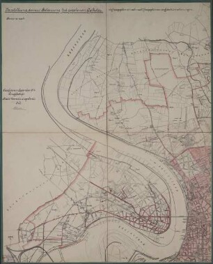 Plan der Stadt Düsseldorf