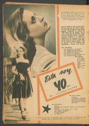 Esta soy yo - Por Susana Dupré