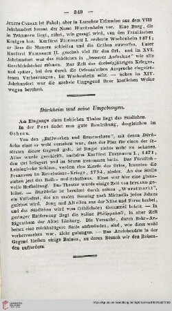 Dürkheim und seine Umgebungen