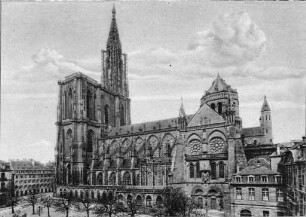 "Straßburg i. Els." - Das Münster, Südseite
