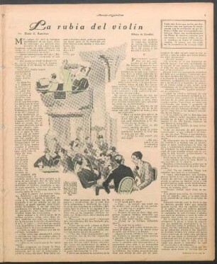 La rubia del violín