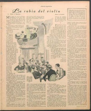 La rubia del violín