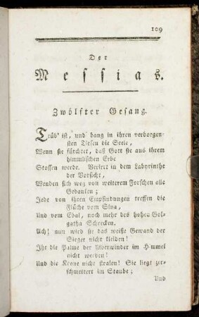 Zwölfter Gesang