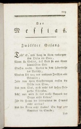 Zwölfter Gesang