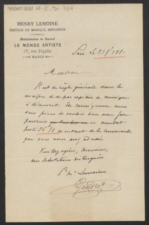 Brief an Friedrich Wilhelm Jähns : 23.09.1880