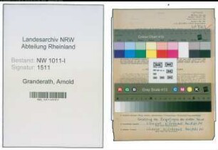Entnazifizierung Arnold Granderath , geb. 19.11.1919 (Referendar)