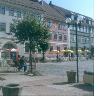 Hildburghausen. Wohnhäuser am Markt
