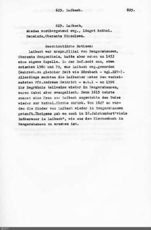 Kirchengemeinden L