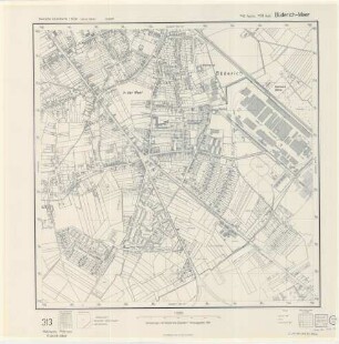 Büderich-Meer, Deutsche Grundkarte, Blatt 313